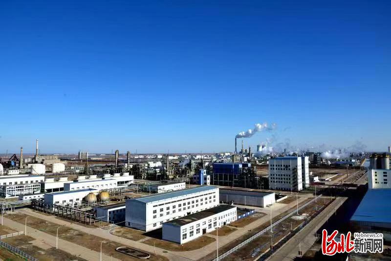 冀中能源40万吨PVC项目装置区。通讯员龚海林、刘志强摄