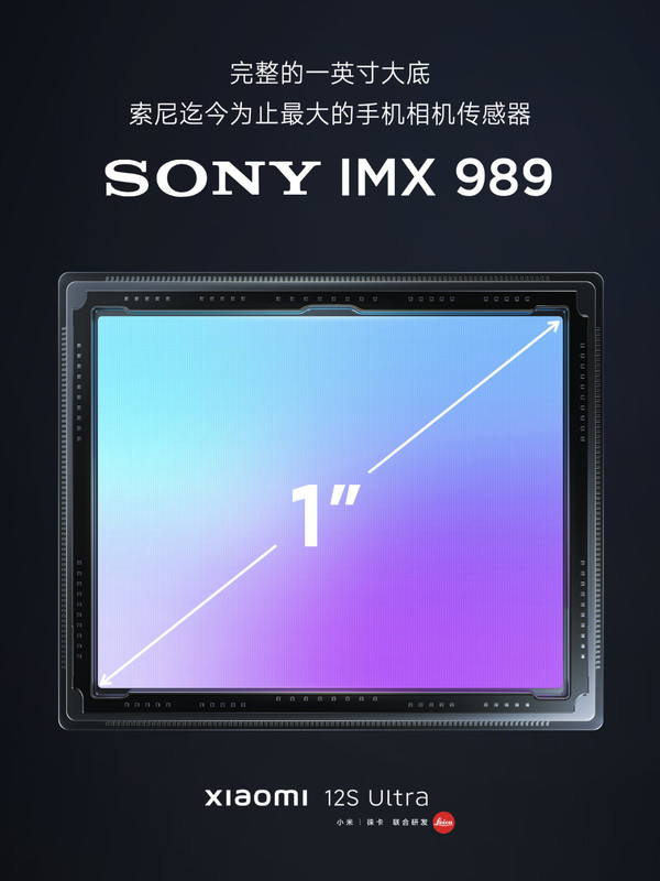 索尼IMX989传感器官宣海报