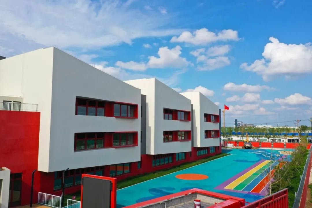 6月29日,北海幼儿园雄安园区项目.河北日报记者史晟全摄