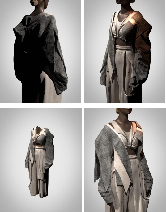 esmod北京第一场元宇宙服装秀消失亮相2022中国国际大学生时装周