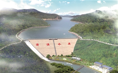 清溪水库效果图