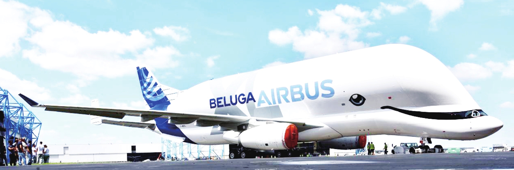 该业务主要由a300600st"大白鲸"beluga飞机承运