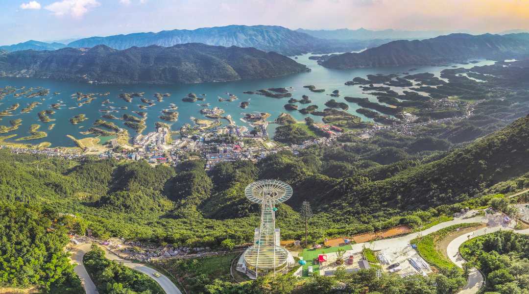 位于湖北黄石的天空之城景区.