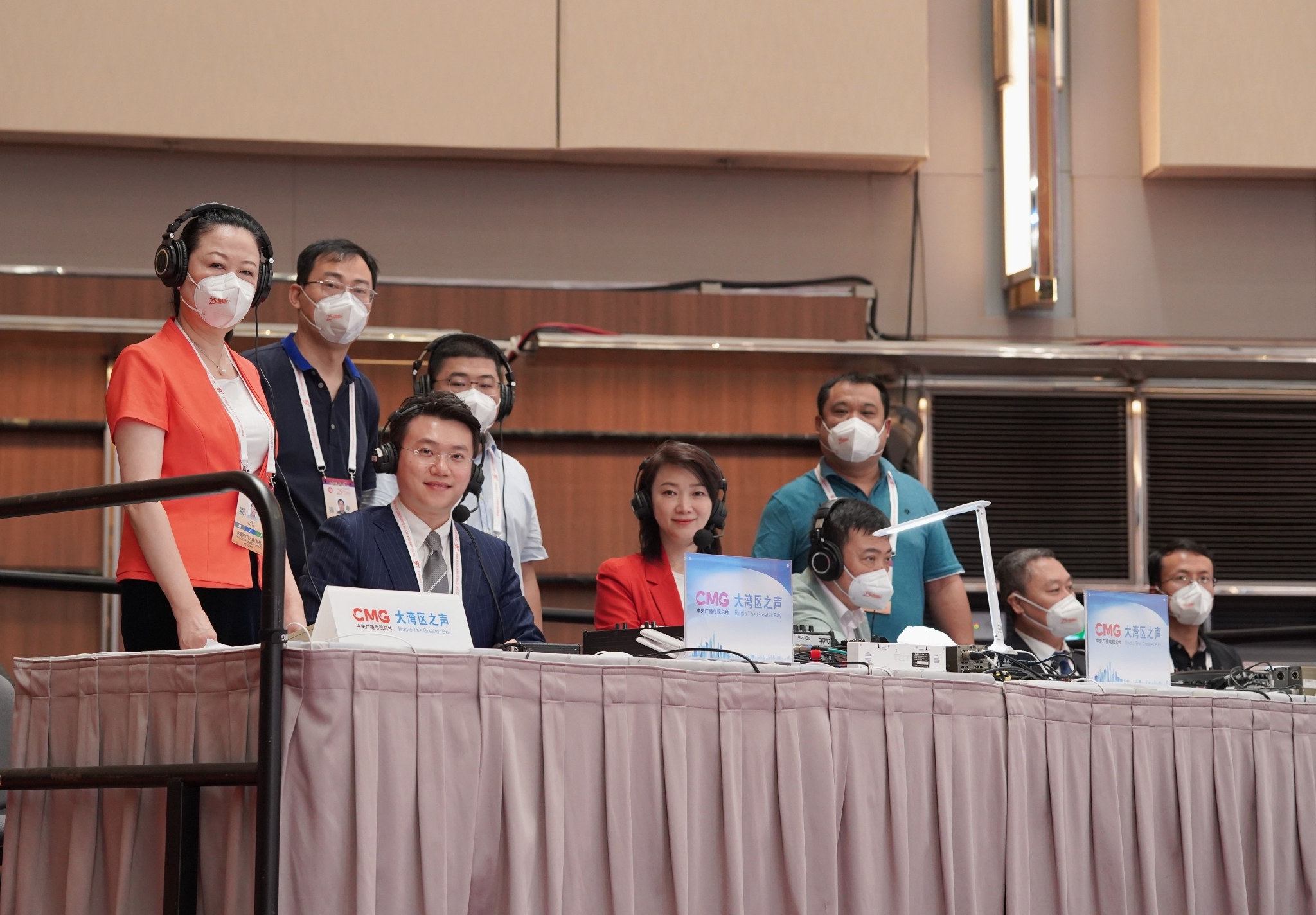 香港会展中心直播,大湾区之声也是唯一在现场享有专门工作区域并现场