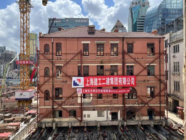 上海百年建筑修缮新进展,"小红楼"时隔一年半将返原址,为何建筑平移变