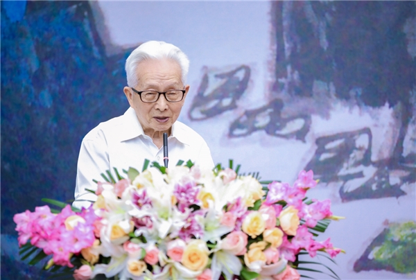 　　清华大学美术学院教授、著名画家朱曜奎致辞