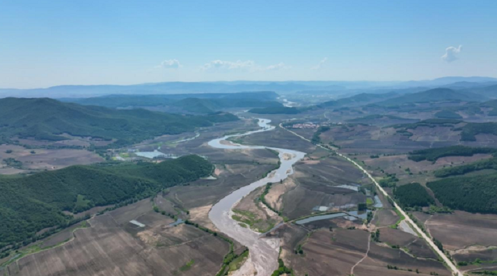 　　图为黑龙江省牡丹江市林口县的乌斯浑河，八十多年前以冷云为首的八位抗联女战士在此投河殉国