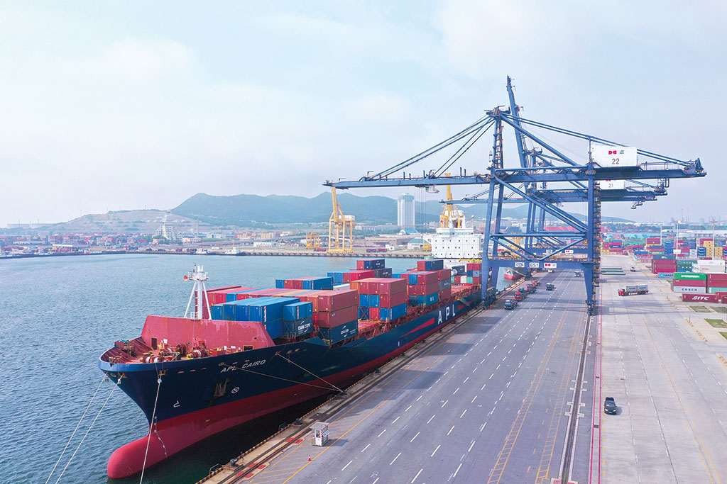 越泰线在大连口岸正式开通运营