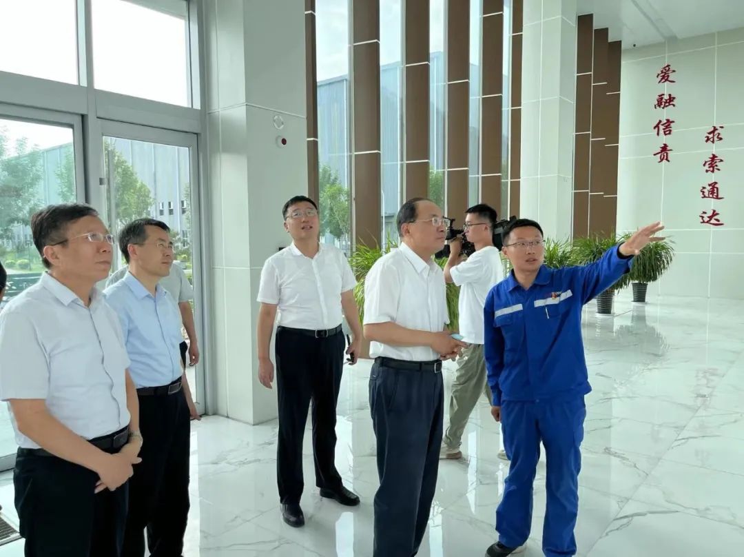 德州市委书记田卫东莅临公司调研指导