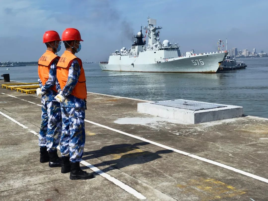 凯旋海军第40批护航编队完成任务返回湛江