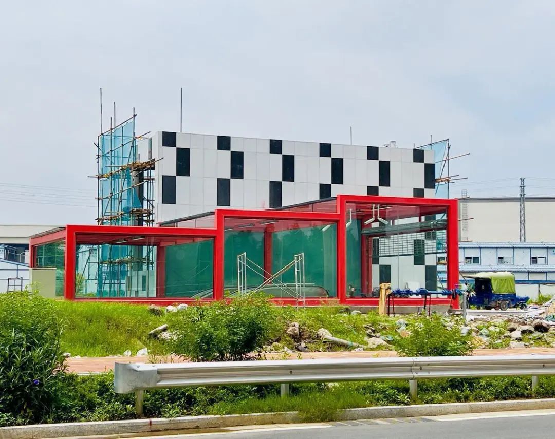 北滘西站站点外立面。