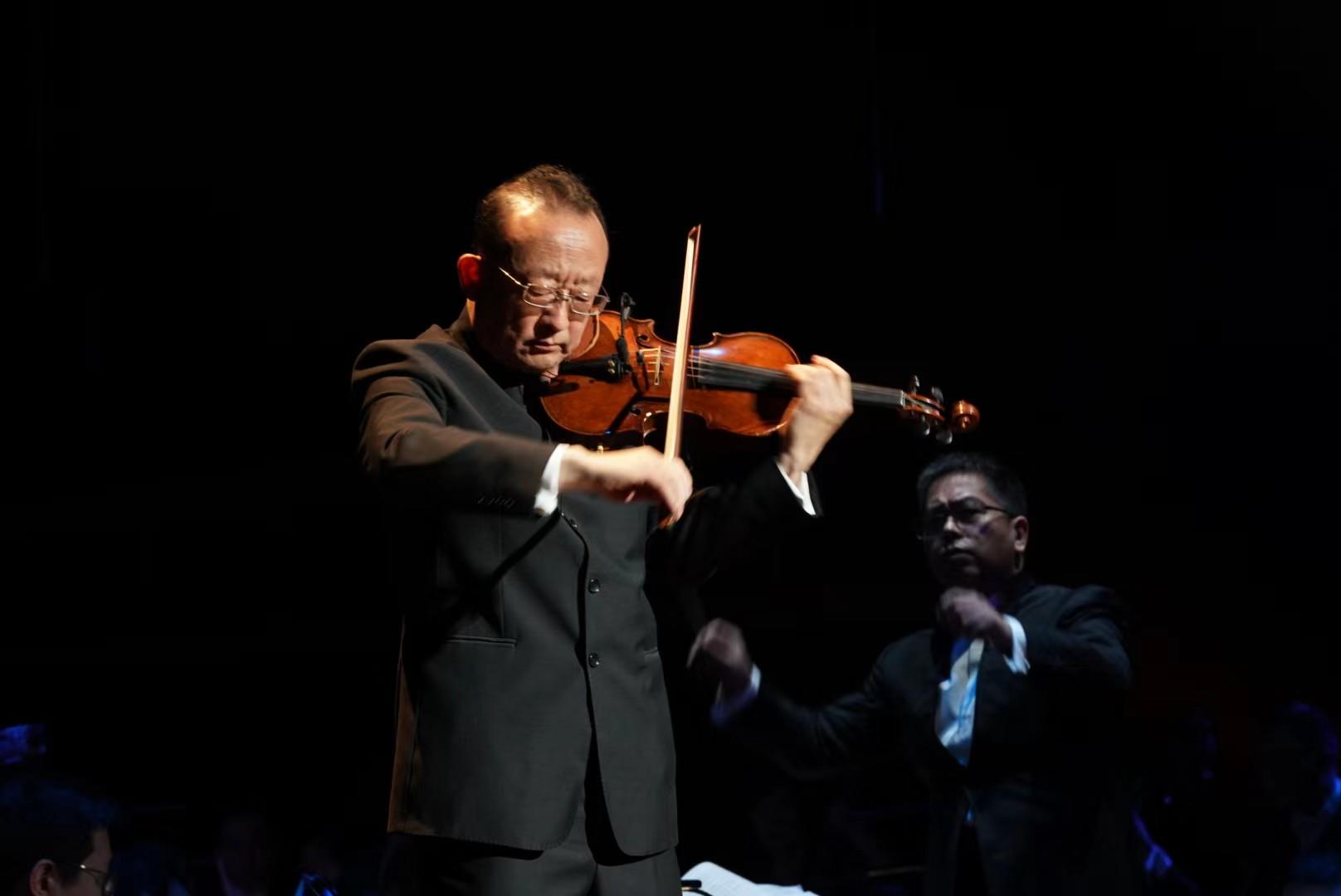 中央歌剧院院长,小提琴家刘云志.&nbsp; 摄影:方非