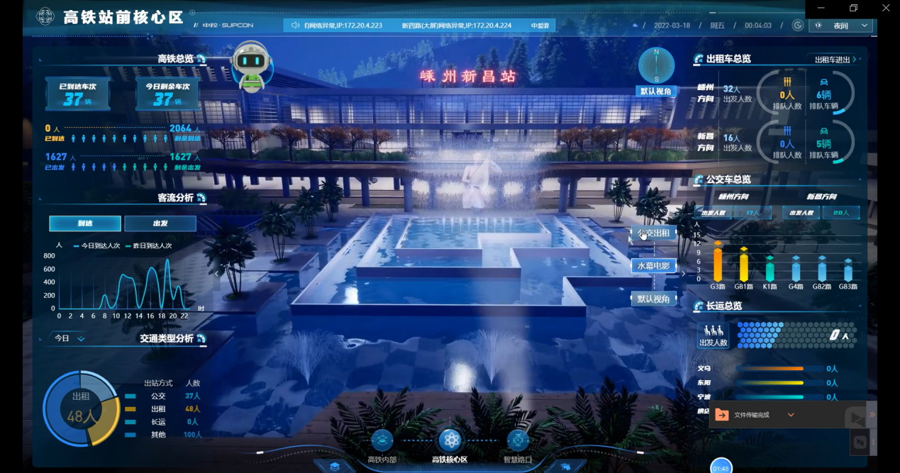 　　十域科技数字孪生项目展示