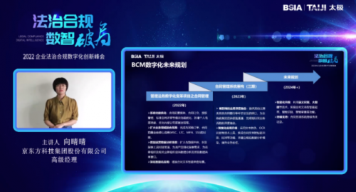 　　京东方科技集团股份有限公司 高级经理 向晴晴