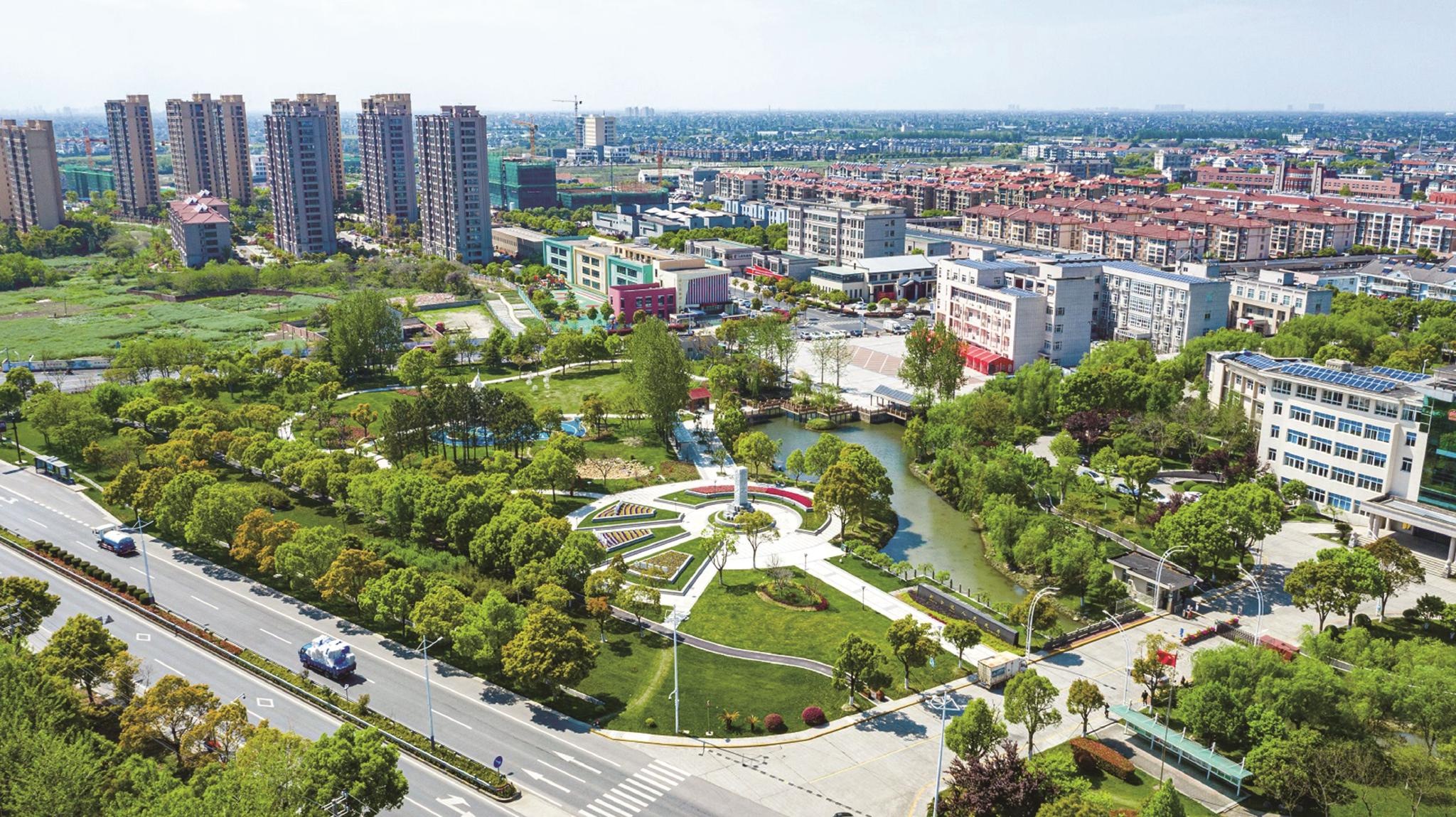 n晚报记者 周佩佳  通讯员 李嘉辉  图片由新仓镇提供【美丽城镇61