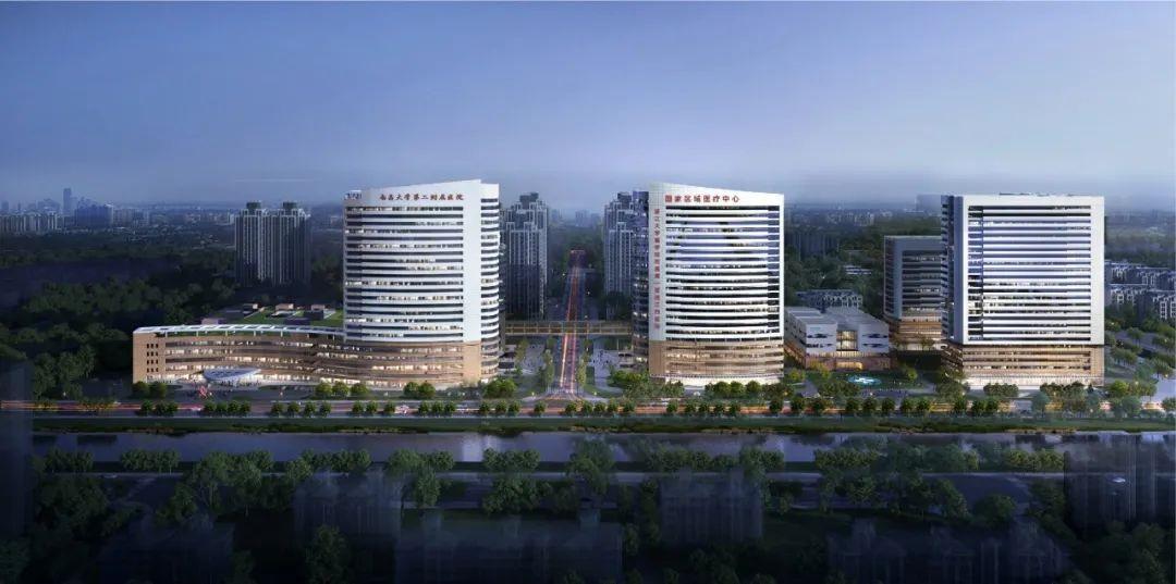 　　图：南昌大学第二附属医院国家区域医疗中心一期效果图
