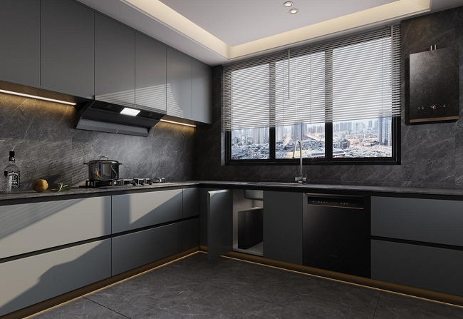 充满现代科技感的「星图厨房」