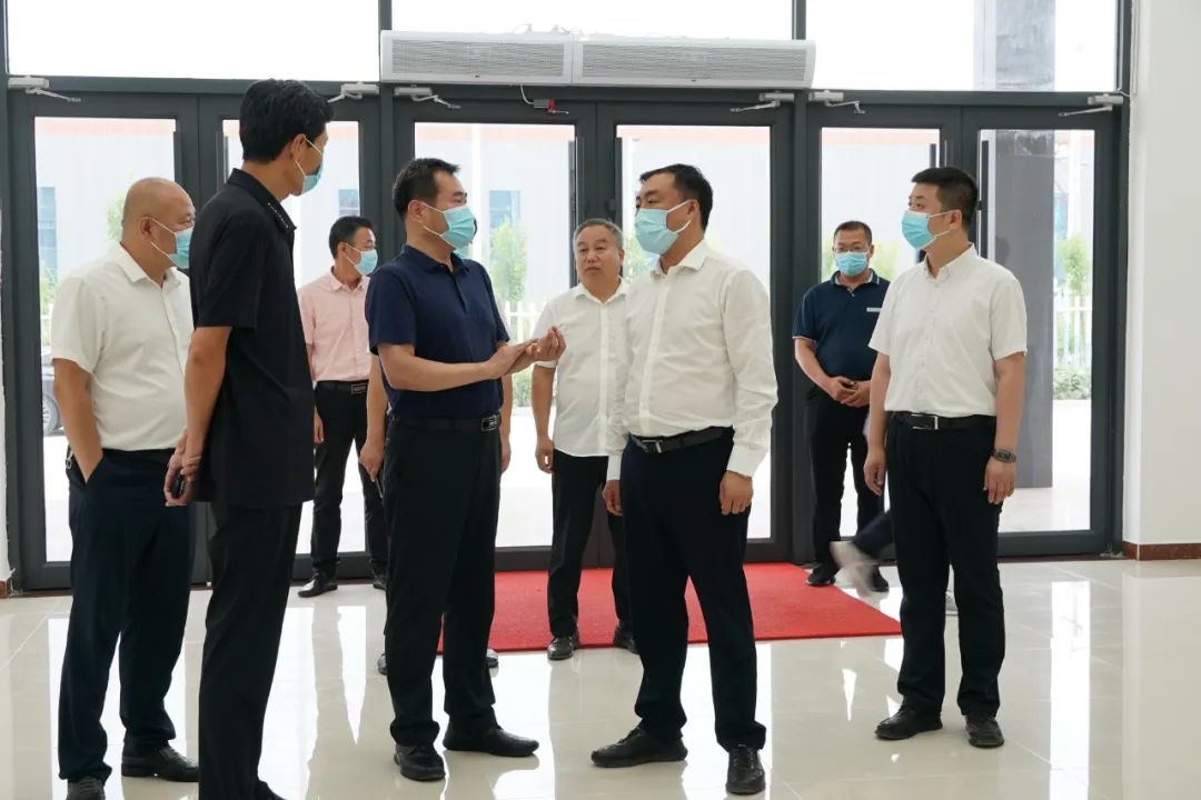 7月5日,巨鹿县委书记杨振东到经济开发区,黄巾大道,高速引线,一行大道