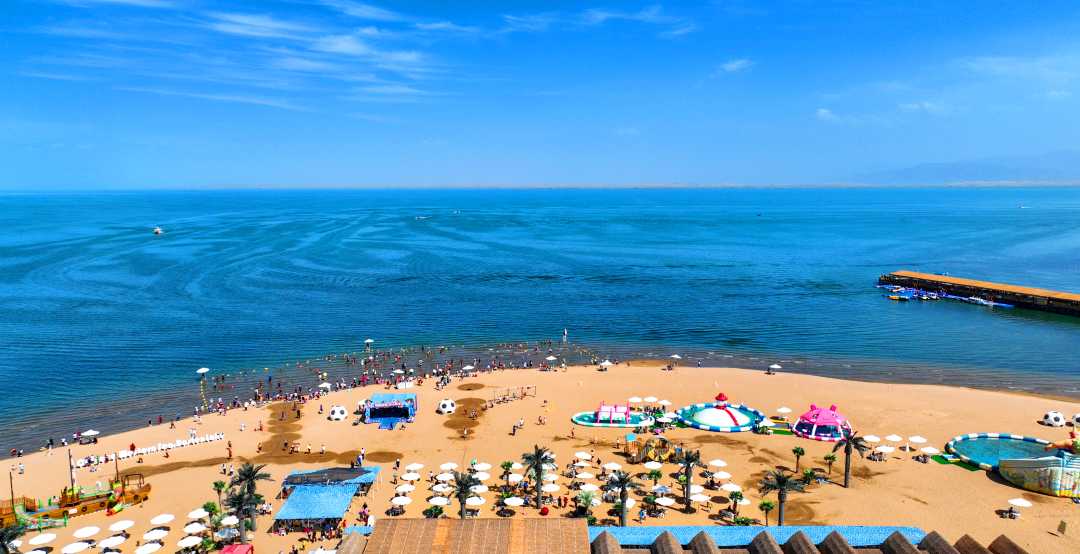 (大美中国) 新疆博斯腾湖:夏日享清凉 旅游市场火|新疆_新浪财经_新浪
