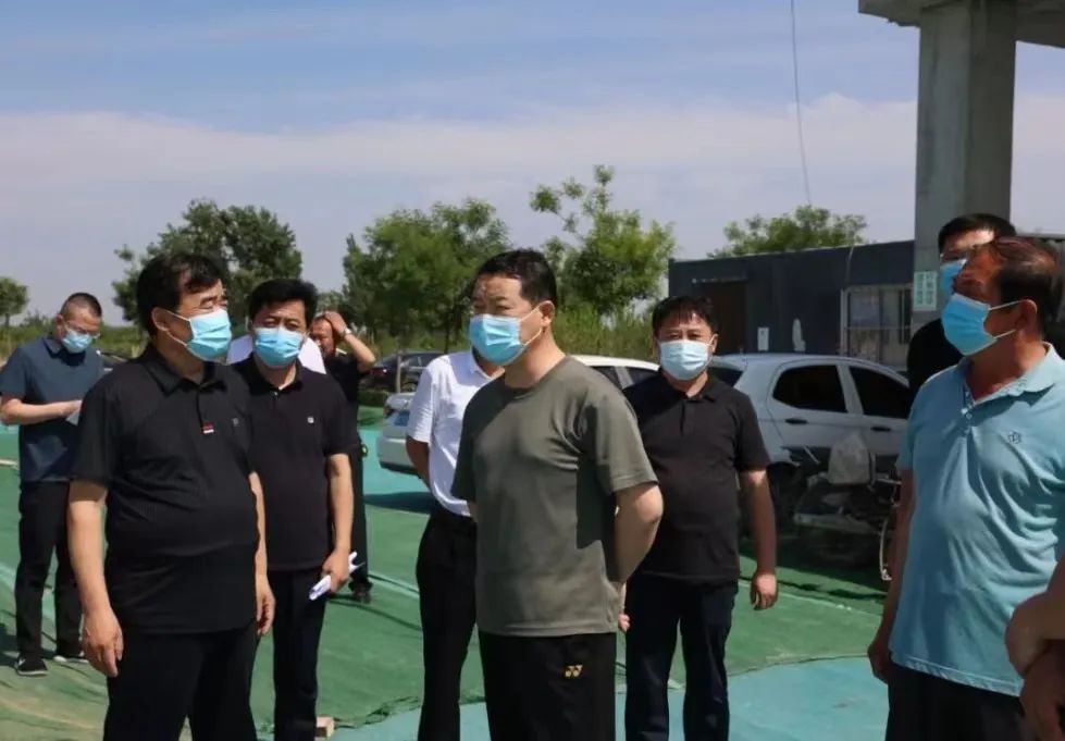 7月8日,广宗县委书记李行军到天一城西区,清华园,盛邦一号院,悦城学府