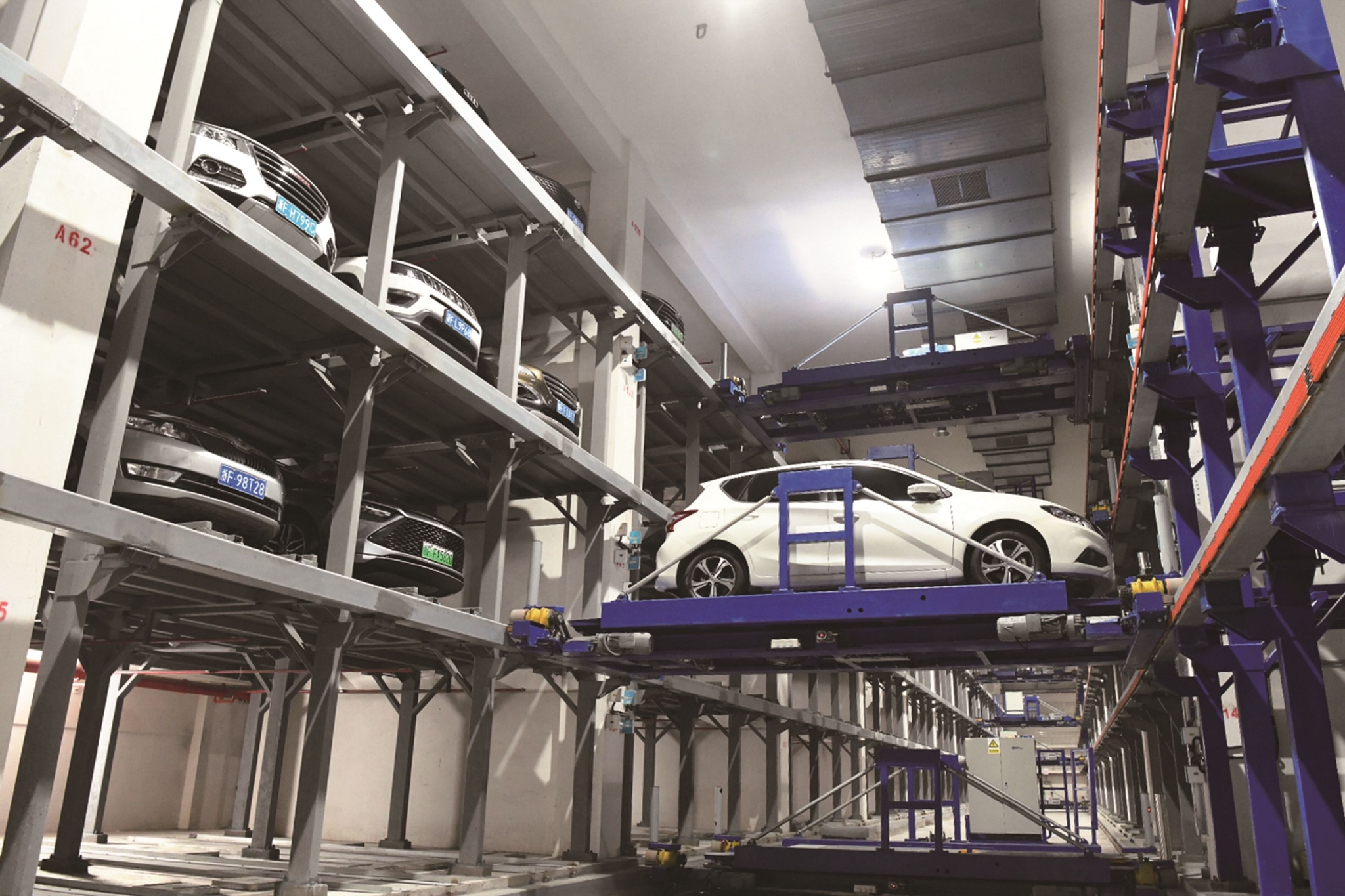 嘉兴首个全智慧地下立体停车库即将对外开放