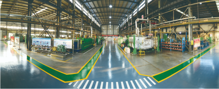 长春一东离合器股份有限公司现代化生产车间.