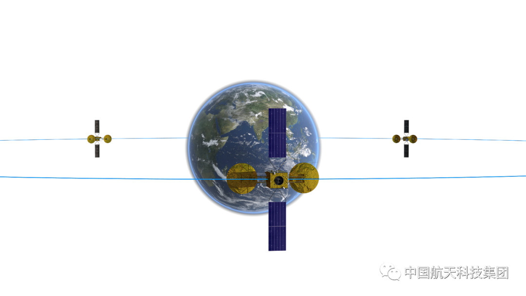 卫星示意图(五院提供)