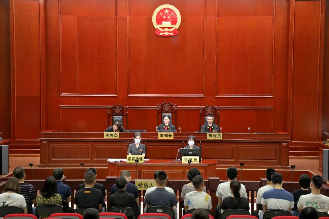 庭审现场  湖里区人民法院 供图