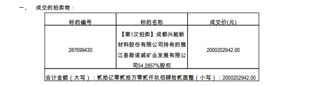 图片来源：拍卖平台文件截图