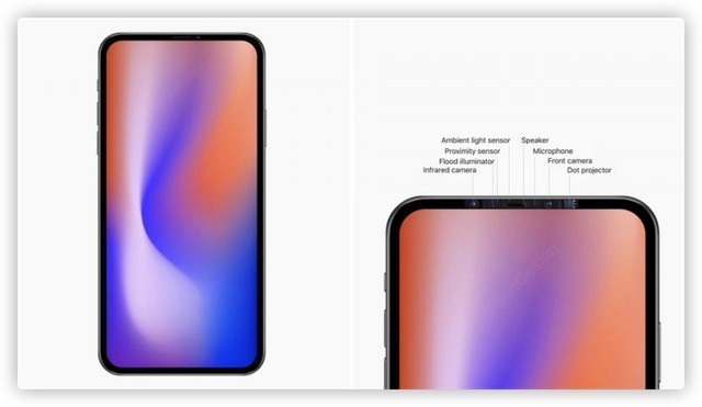屏下版本iPhone渲染图