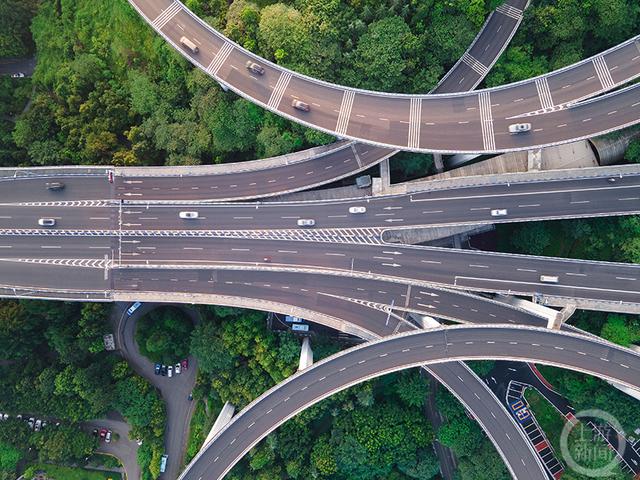 《桥之美》 苏家坝立交桥航拍 蒋伟 摄
