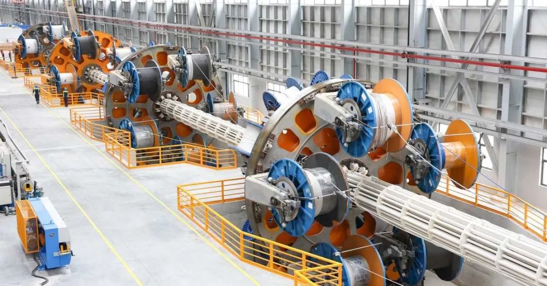 东方电缆的海底电缆产品.宁波日报记者唐严 摄