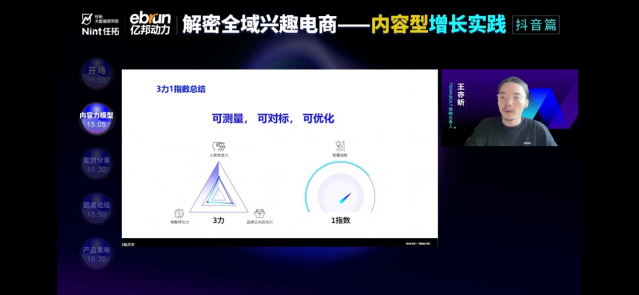　　图片来源于Nint任拓《解密全域兴趣电商 内容型增长实践抖音篇》直播间截图