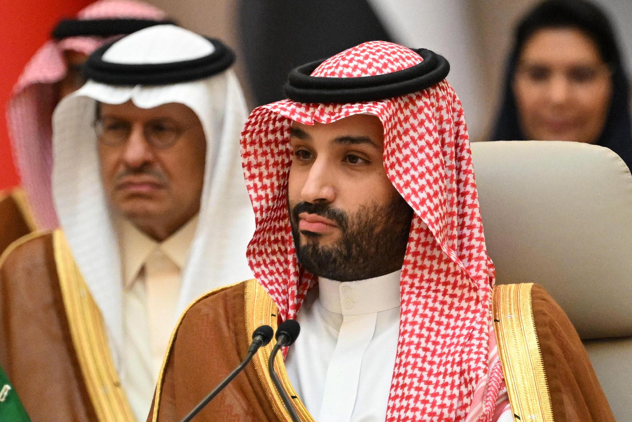 沙特阿拉伯吉达,沙特王储穆罕默德·本·萨勒曼出席"海湾合作委员会 3