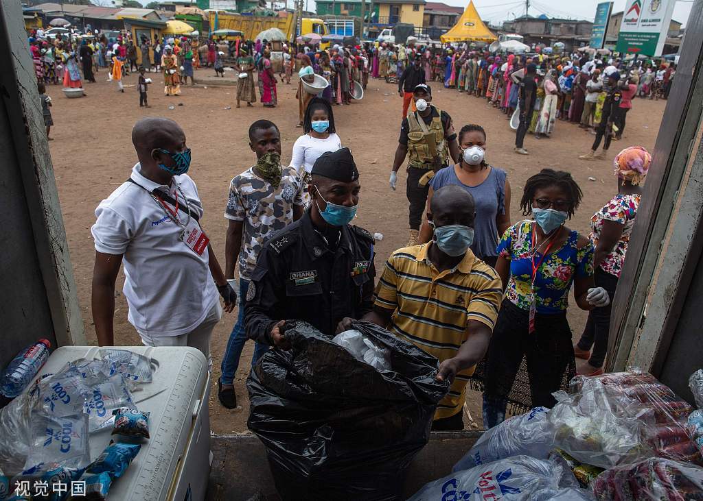 非洲加纳疫情图片