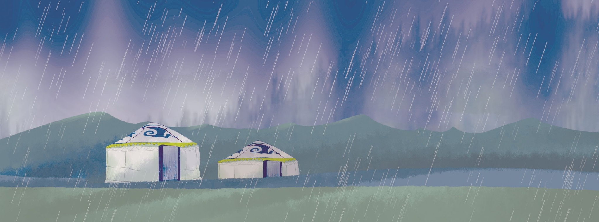 蒙古包雨夜|草原_新浪财经_新浪网