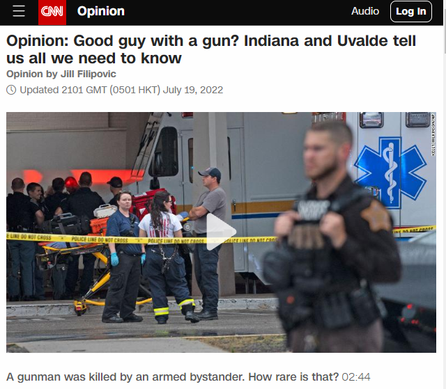 【世界说】美媒驳斥拥枪群体：解决枪支暴力根源是枪，而不是让更多“好人持枪”！