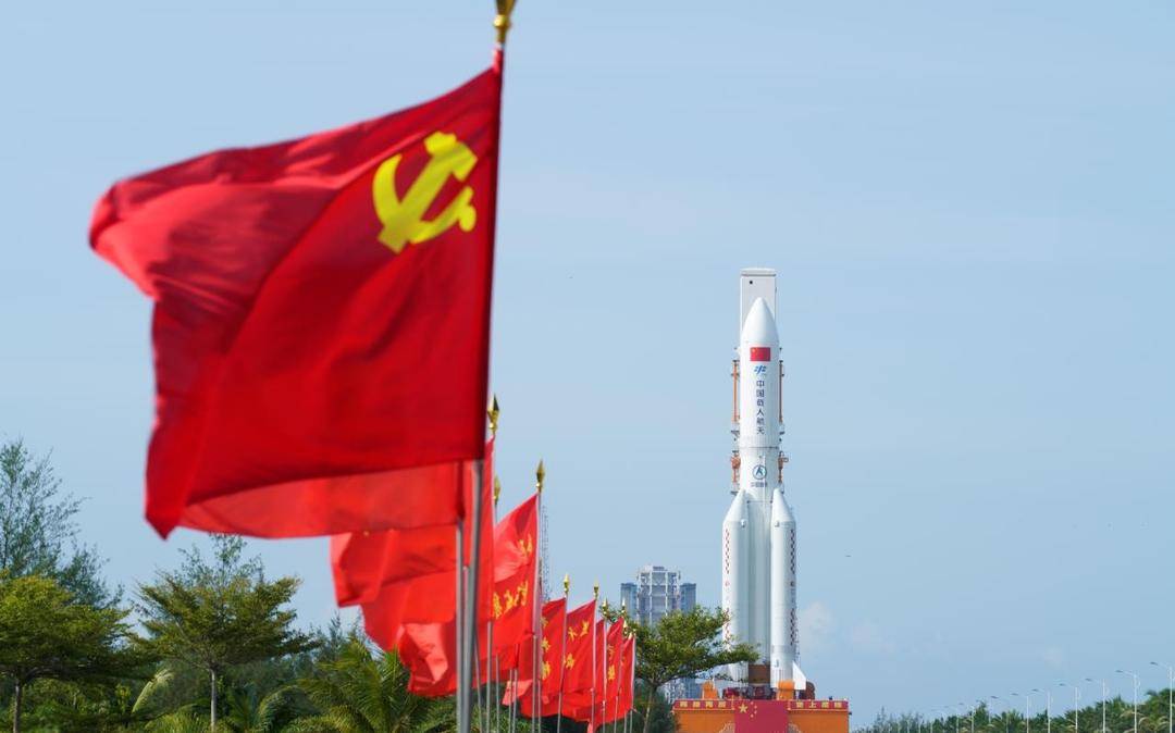 长征五号b遥三运载火箭.中国运载火箭技术研究院供图
