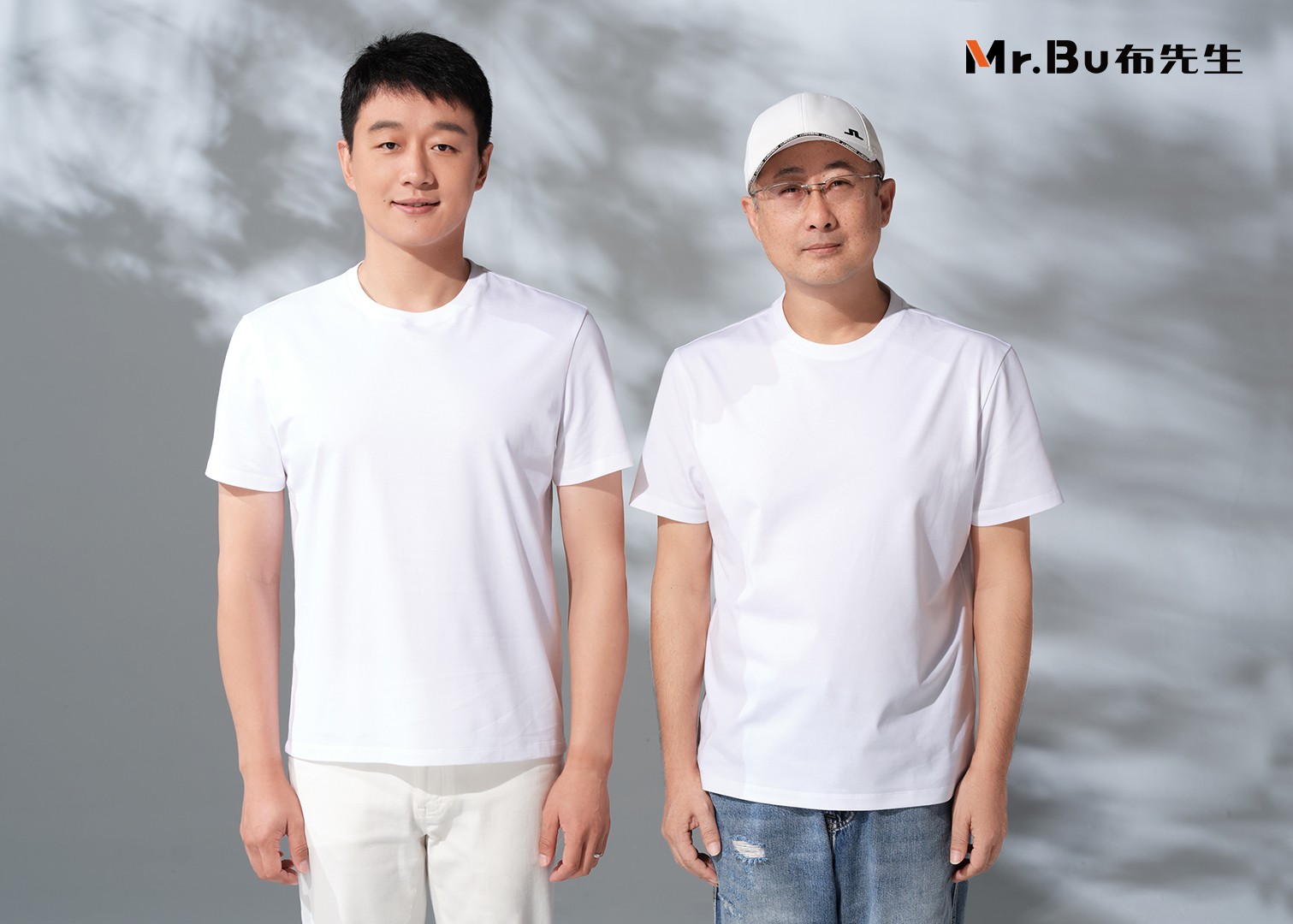 　　左：Mr.Bu布先生代言人 佟大为 右：Mr.Bu布先生创始人 周瑞丰