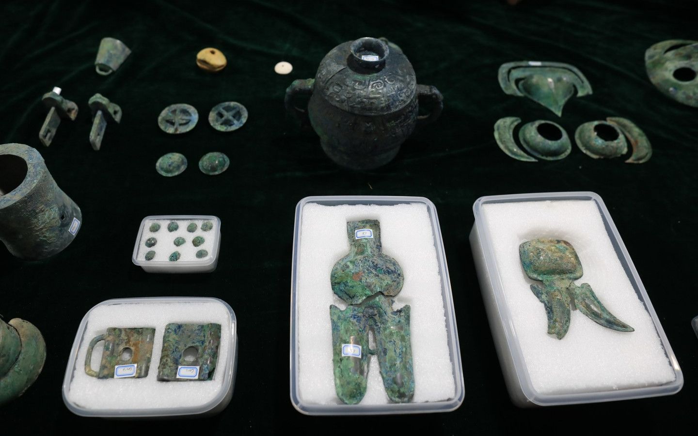 琉璃河遗址出土的文物.新京报记者 浦峰 摄