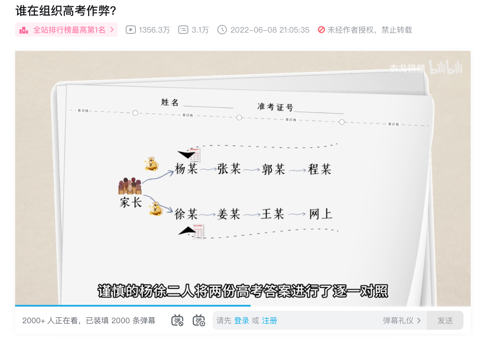 《谁在组织高考作弊》视频截图