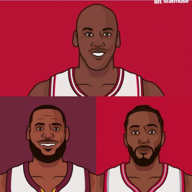 单次季后赛个人总得分历史前三:1乔丹2詹姆斯3伦纳德|季后赛_新浪财经