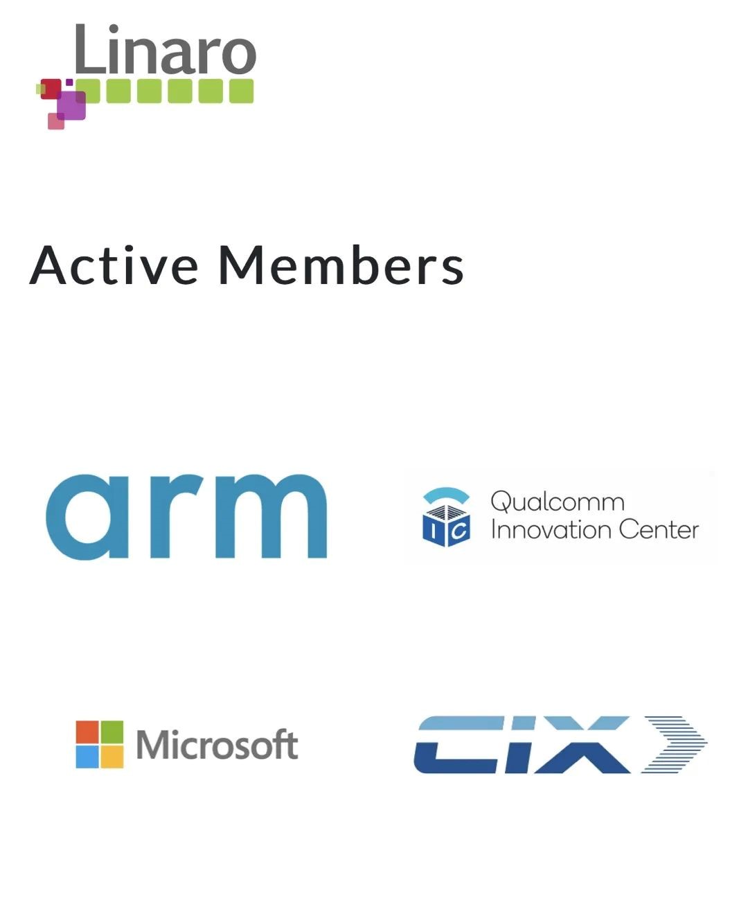 Windows on Arm工作组成员（图片来源：Linaro官网）