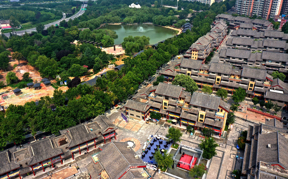 石家庄市栾城区古栾水镇成为市民打卡地