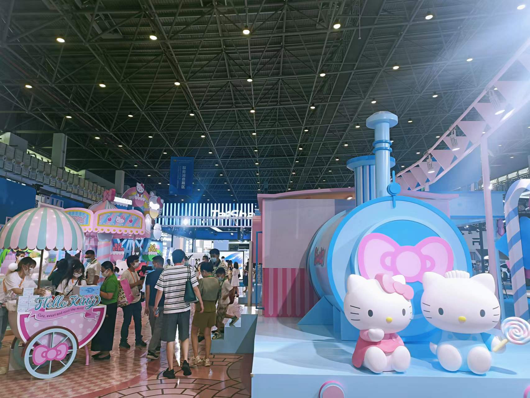 三亚Hello Kitty度假区展厅，时代财经/摄