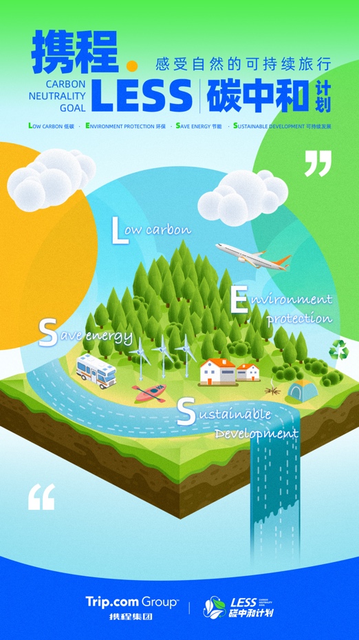携程“LESS碳中和计划”发布