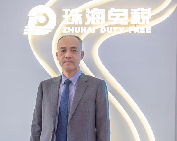 珠海免税集团总经理陈辉 图片来源:受访者提供