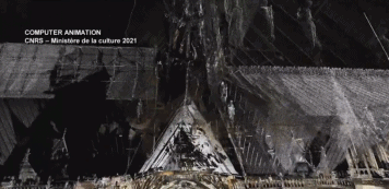 巴黎圣母院3D模型-内部结构透视图 图片来源：央视新闻