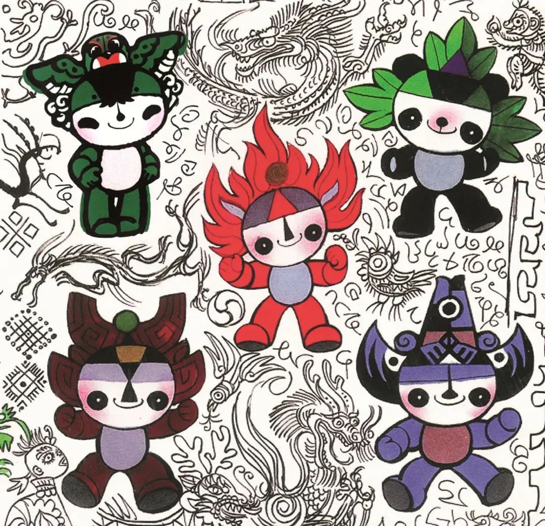 2004年受北京奥组委的委托担任北京奥运会吉祥物设计修改任务