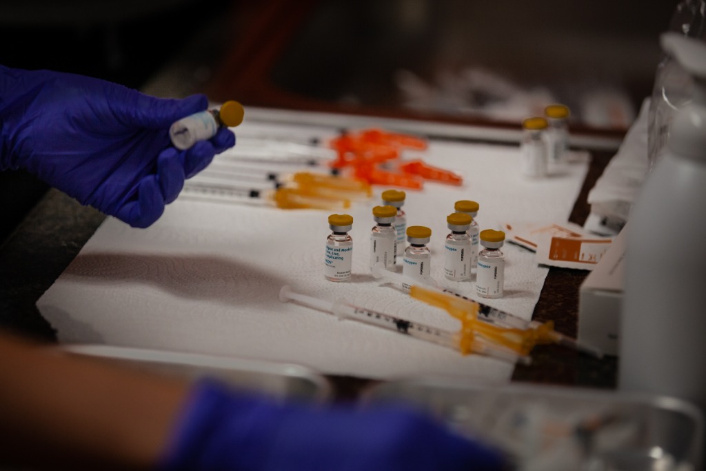 这是7月25日在美国芝加哥拍摄的猴痘疫苗。新华社发（文森特·约翰逊摄）